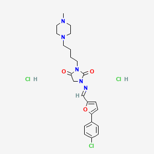 Chemical structure of Azimilide Dihydrochloride