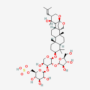 Chemical structure of Bacopaside I