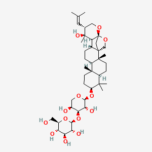 Chemical structure of Bacopaside V