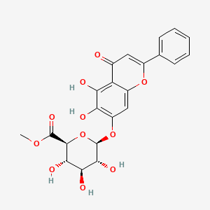 Chemical structure of Baicalin methyl ester
