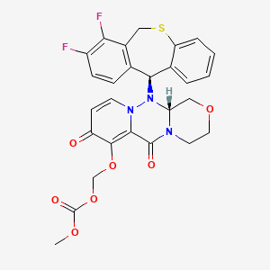 Chemical structure of Baloxavir marboxil