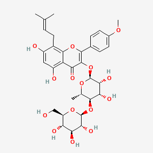 Chemical structure of Baohuoside VII
