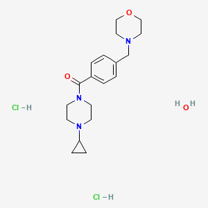 Chemical structure of Bavisant Dihydrochloride
