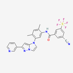 Chemical structure of BAY-826