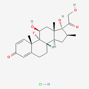 Chemical structure of Betamethasone hydrochloride