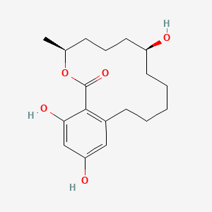 Chemical structure of Beta-Zearalanol