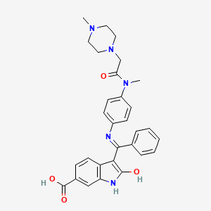 Chemical structure of BIBF 1202