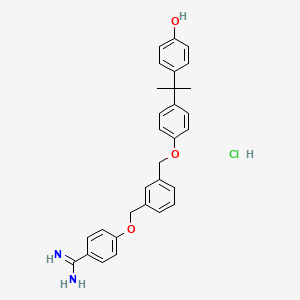 Chemical structure of BIIL-260 hydrochloride