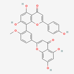 Chemical structure of Bilobetin