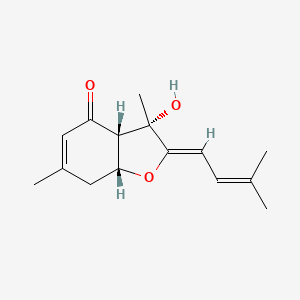 Chemical structure of Bisabolangelone