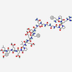 Chemical structure of Bivalirudin TFA