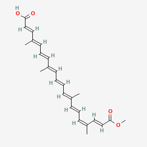 Chemical structure of Bixin