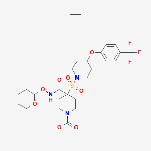 Chemical structure of Boc-MLF TFA