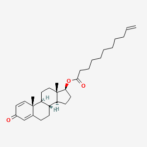 Chemical structure of Boldenone Undecylenate