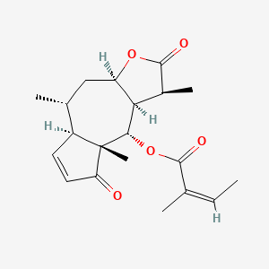 Chemical structure of Brevilin A