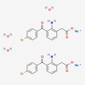 Chemical structure of Bromfenac sodium hydrate