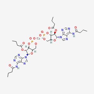 Chemical structure of Bucladesine calcium salt