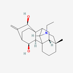 Chemical structure of Bullatine A