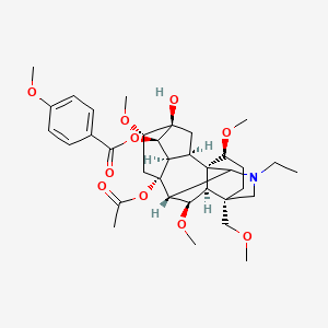 Chemical structure of Bulleyaconitine A