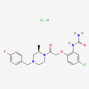 Chemical structure of BX471 hydrochloride