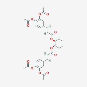 Chemical structure of Caesappanin C