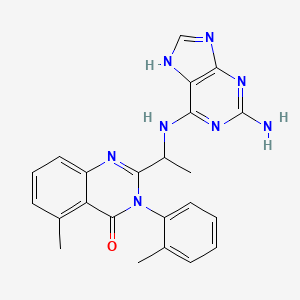 Chemical structure of CAL-130 Racemate