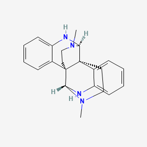 Chemical structure of Calycanthine