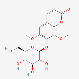 Chemical structure of Calycanthoside