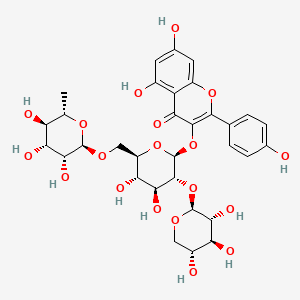Chemical structure of Camelliaside B