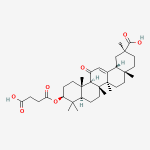 Chemical structure of Carbenoxolone
