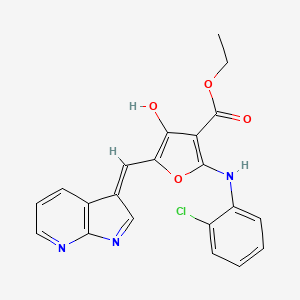 Chemical structure of Cdc7-IN-1