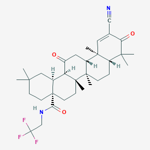 Chemical structure of CDDO-dhTFEA