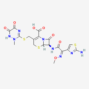 Chemical structure of Ceftriaxone