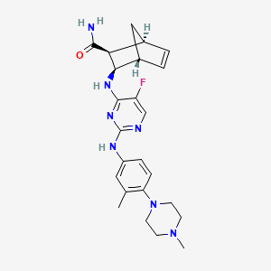 Chemical structure of Cenisertib