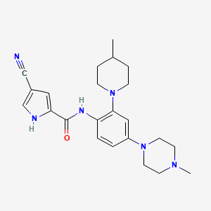 Chemical structure of c-Fms-IN-3