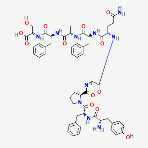 Chemical structure of Chemerin-9 149-157