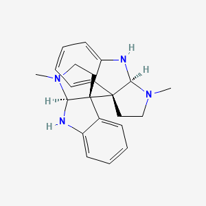 Chemical structure of Chimonanthine