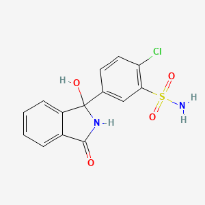 Chemical structure of Chlorthalidone