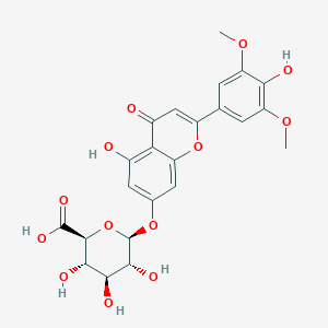 Chemical structure of Tricin 7-glucuronoside