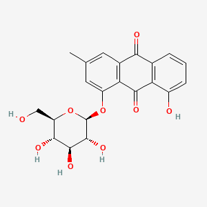 Chemical structure of Chrysophanein
