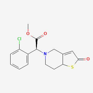 Chemical structure of 2-Oxo-clopidogrel