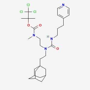 Chemical structure of CM-579 trihydrochloride