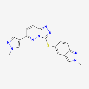 Chemical structure of c-Met inhibitor 1