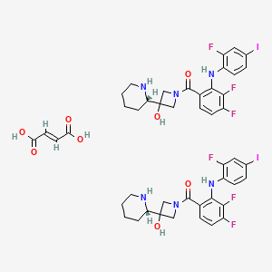 Chemical structure of Cobimetinib hemifumarate
