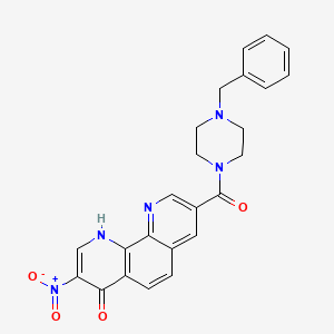 Chemical structure of Collagen proline hydroxylase inhibitor-1