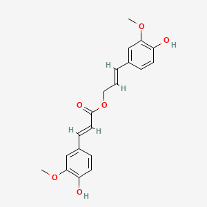 Chemical structure of Coniferyl ferulate