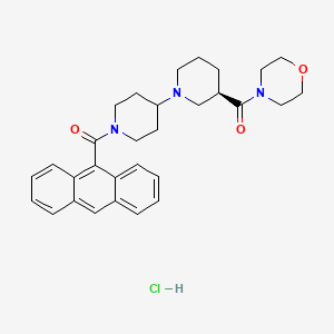 Chemical structure of CP-640186 hydrochloride