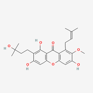 Chemical structure of Cratoxylone
