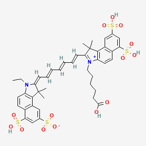 Chemical structure of Cy7·5