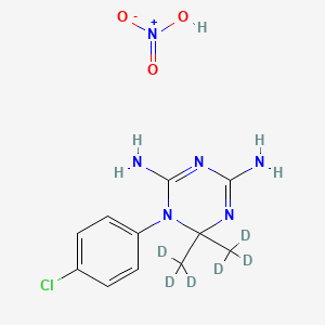 Chemical structure of Cycloguanil D6 Nitrate